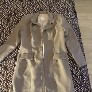 Hugo Buscati Black and White Houndstooth Blazer